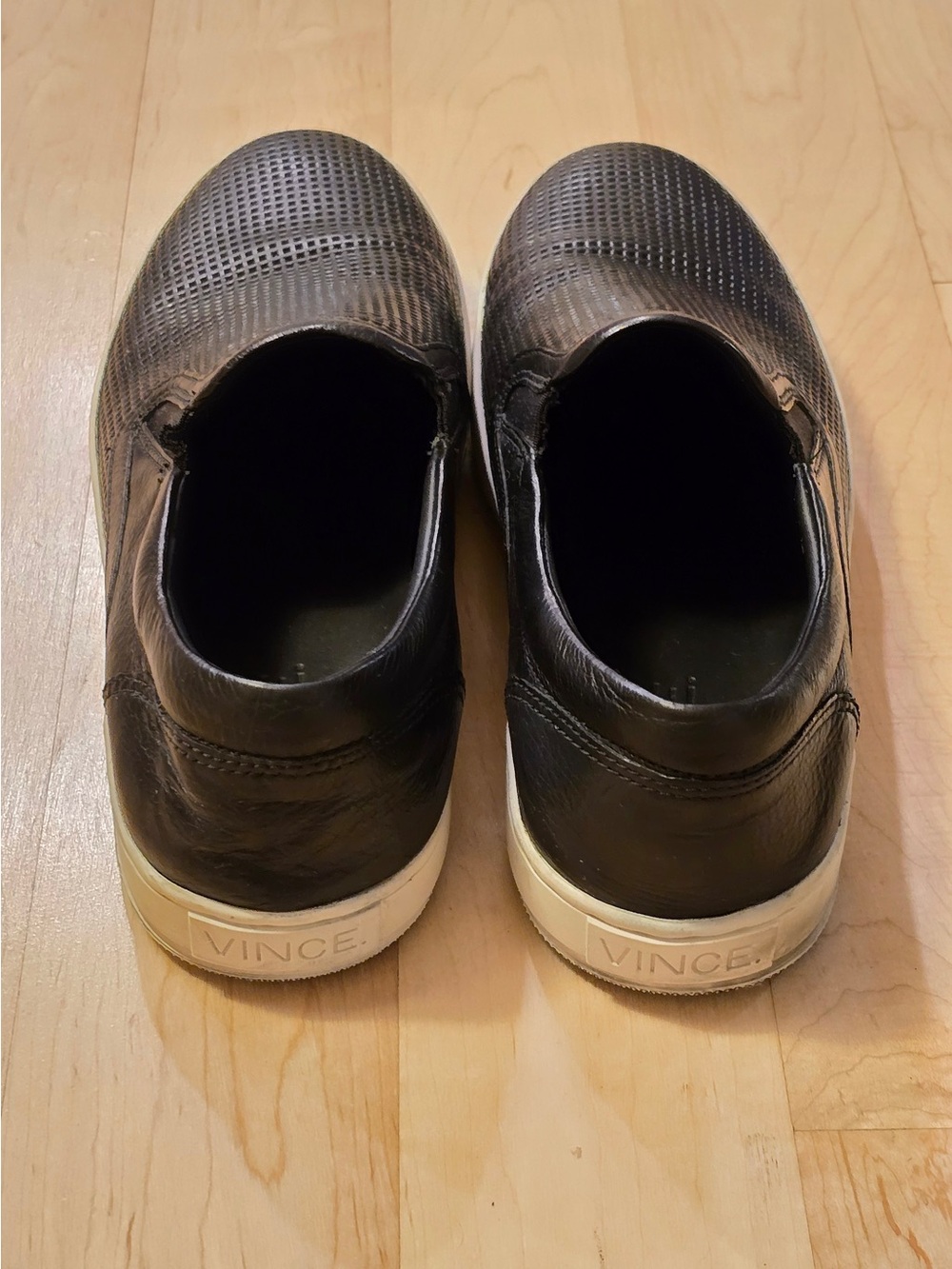 Vince Men's Black Slip-On Sneakers - Picture 4 of 4